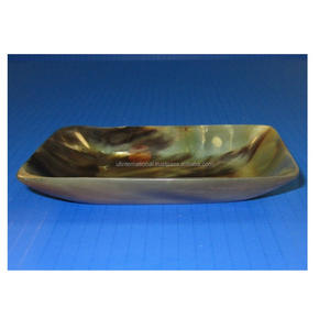 ควายธรรมชาติฮอร์นตกแต่งที่ให้บริการถาดสำหรับบ้านโรงแรมร้านอาหารและภาคีที่ให้บริการถาดทำด้วยมือขาย - Product Image 4