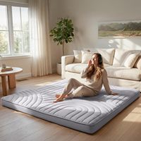Matelas en mousse haute densité avec gel de soulagement de la pression, respirant, type futon, faible MOQ, directement de l'usine
