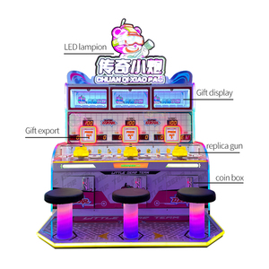 Machine de jeu d'arcade de tir de balles à monnayeur <span class=keywords><strong>pour</strong></span> enfants, avec jeu de tir de balles à prix de récompense - Product Image 3