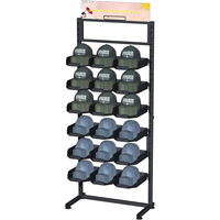 Magasin de haute qualité multicouche Baseball camionneur paille chapeau d'hiver seau bonnet Melin chapeau casquette casque métal présentoir support