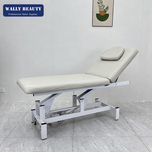 Wallybeauty Lit <span class=keywords><strong>esthétique</strong></span> portable bon marché 3 sections pieds en bois avec trou pour le visage <span class=keywords><strong>Table</strong></span> de massage pliante - Product Image 2