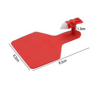 Etiqueta de Oreja Grande de 62*82mm, de una Sola Pieza, con Láser, para Animales de Granja, Etiquetas de Oreja Temporales para Ovejas - Product Image 5