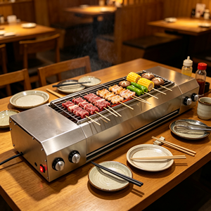 Matériel de cuisson pour street food : Machine à Oden électrique en acier inoxydable, pot à Oden à température constante avec cadre en bois - Product Image 4
