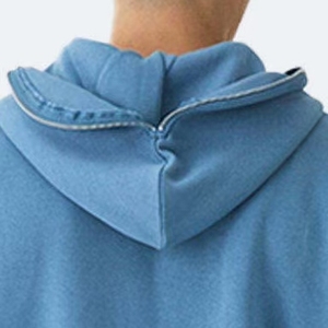 Felpa con Cappuccio da Uomo Stile Streetwear, Ampia con Zip e Motivo Scheletro in Strass, in Cotone, Personalizzabile, Moda Primavera Autunno - Product Image 5
