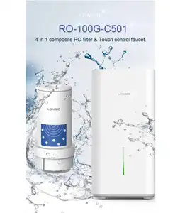 Thiết kế mới tankless nén màn hình cảm ứng RO lọc nước và lọc Wi-Fi và kết nối bluetooth cho giám sát từ xa