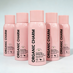 Spray Fixant Matte Iridescent 18H Personnalisé. Résistant à l'eau et transfert, SPF 30, fini satiné pour peau mature - Product Image 1