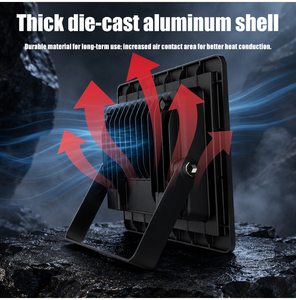 Popular Style Product IP65 3000/4000/6000K Die-casting aluminum with Tempered glass High Lumen Outdoor <b>Flood</b> <b>Lights</b> - Product Image 4