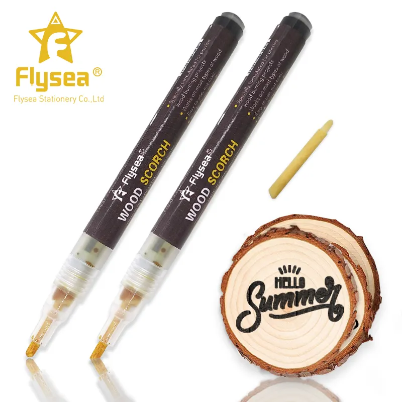 Scorch Marker Pro, penna a legna chimica Non tossica-sensibile al calore, pennarello per legno e artigianato