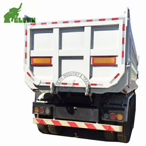 <span class=keywords><strong>Semi</strong></span>-remorque benne basculante hydraulique à 3 essieux de 60 mètres cubes pour le transport et le déchargement - Product Image 4