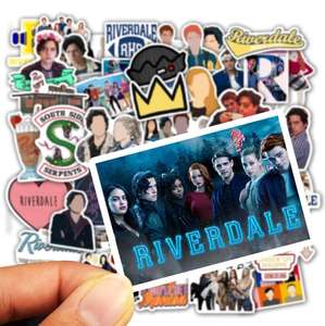 ZY0069C 50/PCS Carrito de Transporte Riverdale Impermeable y Desmontable con Pegatinas de Graffiti - Product Image 4