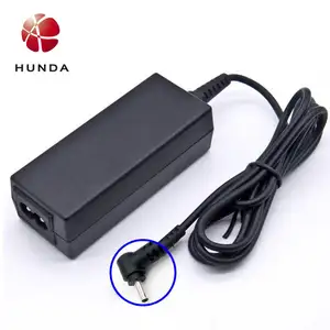 HUNDA高品質ユニバーサルポータブル40Wラップトップ充電器ACアダプター電源ラップトップノートブック2.5x0.7mm用