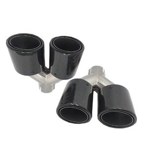 汽车用新型性能碳纤维排气尖端双泵3英寸消声器尖端 - Product Image 3