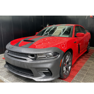 Kit de carrosserie de conversion et de lifting pour Charger 2016+ : <span class=keywords><strong>Pare</strong></span>-chocs <span class=keywords><strong>avant</strong></span>/arrière style SRT 2021 avec clips de fixation – Nouveau - Product Image 1