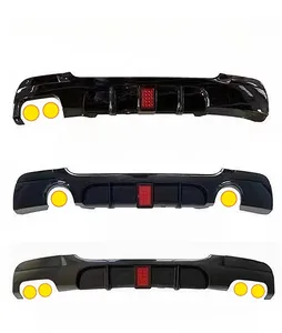 StarNav 2005 To 2012 for 3 Series E90 318i 320i 328i 330i 335i 340i Rear Bumper Spoiler Lip with <b>Led</b> Light <b>Diffuser</b> Auto - Product Image 2