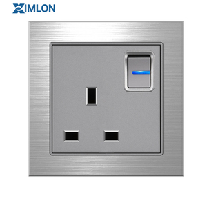 Interruptor de Pared Estándar del Reino Unido XIMLON CE, OEM/ODM, con Indicador LED Azul, 1, <span class=keywords><strong>2</strong></span> o 3 Interruptores, con Luz, Proveedor de Interruptores de Pared - Product Image 6