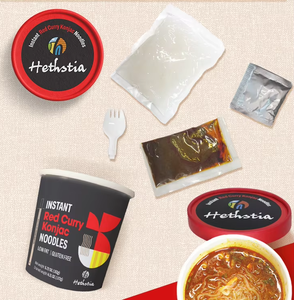 Mì Ăn Liền Cà Ri Đỏ Konjac noddles cốc hethstia ngon ít calo - Product Image 1