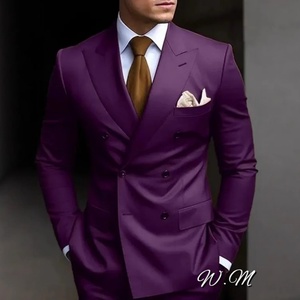 Set di abiti Casual da <span class=keywords><strong>uomo</strong></span> di alta qualità-giacca e pantaloni - Product Image 4