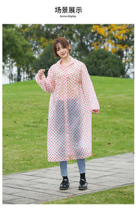 Impermeable de una Pieza de EVA con Diseño de <span class=keywords><strong>Lunares</strong></span> Redondos, Fresco y Elegante, para Adultos, Engrosado, para Senderismo al Aire Libre, Conciertos, Portátil - Product Image 6