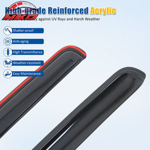 Viseras Deflectoras para Ventanas Internas de Jeep Wrangler 07-17 y 18 Wrangler JK 2 Puertas - Product Image 4