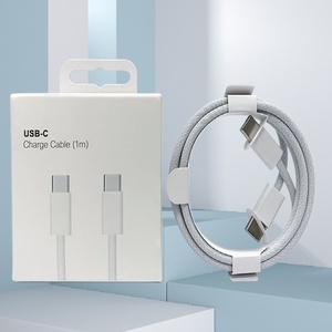 <span class=keywords><strong>Cable</strong></span> de Carga y Sincronización de Datos USB-C a USB-C Trenzado de 1M 2M para <span class=keywords><strong>iPhone</strong></span> 15 16 17 Pro y Teléfonos Android con Empaque Minorista - ¡Oferta Especial! - Product Image 1