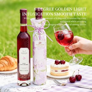 Bulk Order 375ml 8% ABV Ume Plum <strong>Cherry</strong> <strong>Liqueur</strong> in Bottle 12 Bottles/Box Factory Wholesale Price - Product Image 5