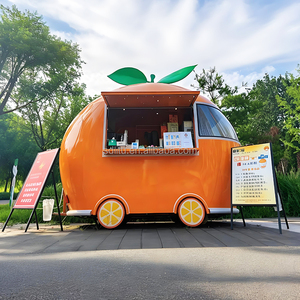 Kiosque mobile au design créatif sur le thème des fruits, remorque <span class=keywords><strong>de</strong></span> restauration rapide, camion <span class=keywords><strong>de</strong></span> vente ambulante personnalisé pour jus, café et en-cas - Product Image 2