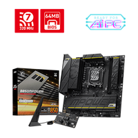 Nouvelle Carte Mère Gaming MSI B850MPOWER AM5 MATX DDR5 128Go Wi-Fi 7 2025, Prend en Charge les Processeurs Séries 9000 / 8000 / 7000 pour PC de Bureau