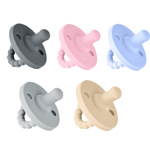Fabricant Sucette orthodontique avec logo personnalisé pour nouveau-né 0-36 mois Sucette factice en silicone imprimée 0-12 mois - Product Image 2