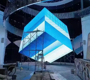 Écran LED D-KING P2.5 en forme de cube, pour intérieur, sur pied, avec système tactile Android, panneau publicitaire graphique - Product Image 5