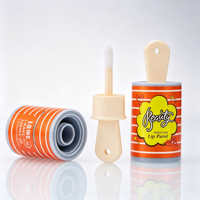 Tube de brillant à lèvres de haute qualité pour la vente en gros aux fabricants, petit emballage d'échantillon, tube de brillant à lèvres de 8 ml avec logo personnalisé