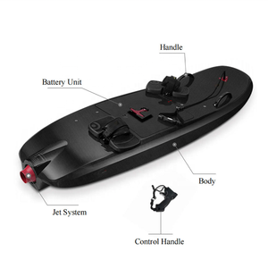 Planche de surf électrique JF02 en fibre de carbone intégrale, télécommande sans fil Jetfly 02, 68 km/h, prix d'usine, vente chaude, pour sports nautiques - Product Image 4