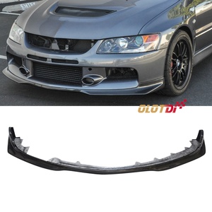 ขอบกันชนหน้าคาร์บอนไฟเบอร์สไตล์ R สำหรับวิวัฒนาการ2006 2009 EVO 9 Lancer Evolution Mitsubishi olotdi - Product Image 2