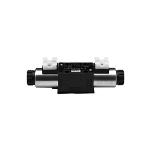 Vanne directionnelle électrohydraulique Parker D81VW004C4NJW91, vanne de réverser 350 bars, corps en fer, surface noire - Product Image 1
