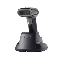 Escáner Inalámbrico BT Multifunción, Lector de Códigos QR Automático, Escáner de Códigos de Barras Plug and Play con Base