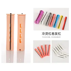Wholesale Custom Multi-Size Hair Perm Rods DIY Hairdressing Tools Plastic Hair Rollers Cold Wave Rods For Long Short Hair