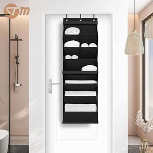 Over the Door Shoe Organizer with Curtain Dustproof Heavy-Duty <b>Large</b> Deep Pocket Hanging Shoe Organizer for Closet Dorm - Product Image 3