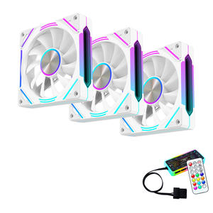 Lovingcool ARGB RGB 12V LED <span class=keywords><strong>CPU</strong></span> <span class=keywords><strong>Gaming</strong></span> Ventilador de refrigeración con conector de 4 pines PWM Control de velocidad Radiador de refrigeración de computadora para caja de PC - Product Image 1