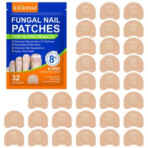 32Pcs Plester Perawatan Kuku Jamur untuk Penggunaan Malam Hari, Memperbaiki Penampilan Kuku, Perbaikan Kuku Kaki, Plester Kuku Jamur - Product Image 5