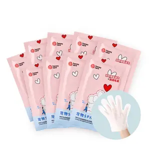 Honeycare New Disposable Shower Gloves Multi-purpose Hi tech from Pet Care Washing Gloves Disposable SPA Bath