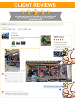 Tracteur diesel haute performance CE EPA 50HP pour la culture des vergers et des légumes, tracteur de culture des terres agricoles avec levage hydraulique