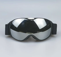 Lunettes de ski sphériques hiver anti-buée coupe-vent style mode pour hommes et femmes RD-73012