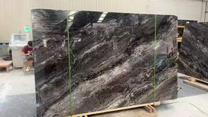 Athena แผ่นบันไดหินอ่อนธรรมชาติสีทอง, ขั้นบันไดหินหรูหราพื้นหลังหินอ่อนวิลล่าสไตล์ใหม่ - Product Image 6