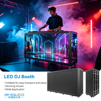 Écran LED mobile pour DJ RMGLED, P1.8 P2.5, stand, comptoir d'accueil, table LED portable, écran mural, écran LED pour DJ