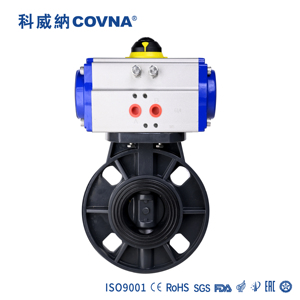 Vanne papillon pneumatique en PVC/UPVC COVNA DN150 220V avec réduction tarifaire, garantie 90 jours - Product Image 1
