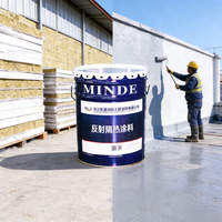 Peinture d'isolation thermique réfléchissante résistante aux UV, imperméable, pour les toits et les murs des usines métalliques, peinture d'isolation thermique