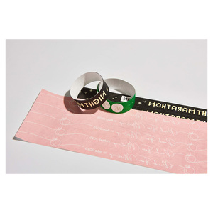 สายรัดข้อมือ AnyWristband แบบเต็มสี ทำจากวัสดุ TYVEK แบบเชื่อมต่อ ขนาด 25 มม. (1 นิ้ว) น้ำหนักเบา สำหรับควบคุมฝูงชน - Product Image 1