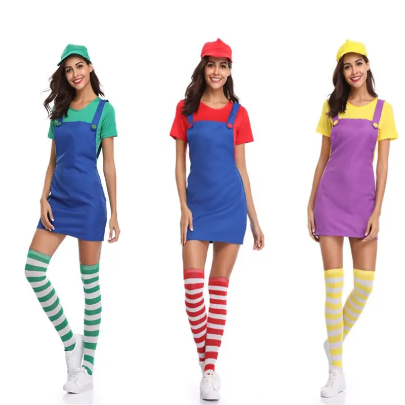 Halloween Japanese Korean anime cosplay game suit Super Mario role-playing suit