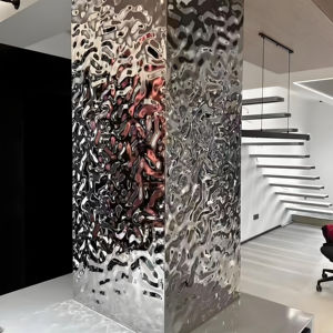 Benutzer definierte moderne Inneneinrichtung Hammer Textur Furnier Holzplatte Wand platte Bambus Holz Faserplatte - Product Image 1