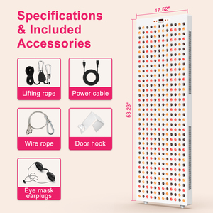 2025 bonliter 2160 wát LED Red Light Therapy bảng điều chỉnh có thể điều chỉnh 630nm + 660nm + 810nm + 830nm + 850nm hồng ngoại Red Light Therapy thiết bị - Product Image 6