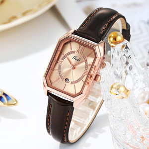 Nuevo reloj de mujer elegante y con estilo, de esfera cuadrada, con calendario. - Product Image 5